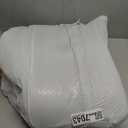 Cervical Neck Pillow for Pain Relief - Ergonomic Side Sleeper Pillow for Neck Support, Cooling Memory Foam Pillows for Sleeping, Contour Pillow Orthopedic Bed Pillow for Back Stomach Sleepers (White & Grey)