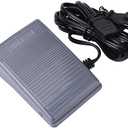 Singer Foot Pedal and Power Cord, Sewing Machine Foot Controller and Power Cord Machine for Bernina, Babylock, Riccar, Viking Sewing Machines(gray)