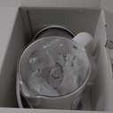 OFFACY Electric Kettle, Double Wall Glass Inner, Hot Water Boiler Heater Pot, 1.5-Liter, 1200 Watts for Fast Boiling, 53oz BPA Free, White