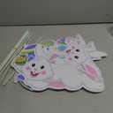 Wenqik 6 Pcs Easter Yard Signs Outdoor Large Bunnies Lawn Decor with Stakes Tumbling Bunnies Easter Outdoor Decorations Egg Hunt Signs for Outside Garden Lawn Party Spring, Assorted Sizes
