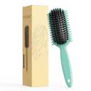 Curly Hair Brush, Curl Defining Brush, Hair Brush, Flexible, Curl Enhancing, Reduce Pulling (Green)