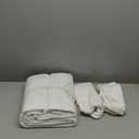 LIFETOWN 100% Jersey Knit Cotton Duvet Cover Set T-Shirt Feel Bedding Set Ultra Soft Wrinkle-Free (Off White, King)