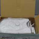 Bubble Machine, Automatic 18000+ Per Minute Big Bubbles Blower Maker for Kids Toddlers with 2 Speeds,6 Wands,Operated by Plugin or Batteries for Outdoor/Indoor Birthday Parties,Wedding (White)