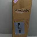 Pamo Babe Portable Crib Baby Playpen with Mattress and Carry Bag Grey