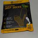 LUX Anti Slip Soccer Knee Socks,Non Slip Football/Basketball/Hockey Sports Grip Socks