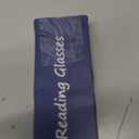 Viseng Slim Mini Metal Reading Glasses Compact Lightweight Portable Readers with Glasses Case for Reading Case,Black+Black+2.0