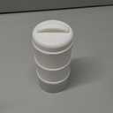 Termichy Stackable Formula Dispenser Portable Milk Powder Container, 2 Pack, White