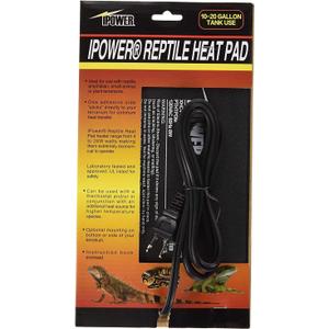 iPower Reptile Heat Pad 8W Under Tank Terrarium Warmer Heating Mat for Turtles Lizards Frogs and Other Small Animals, 6"x8" Inch