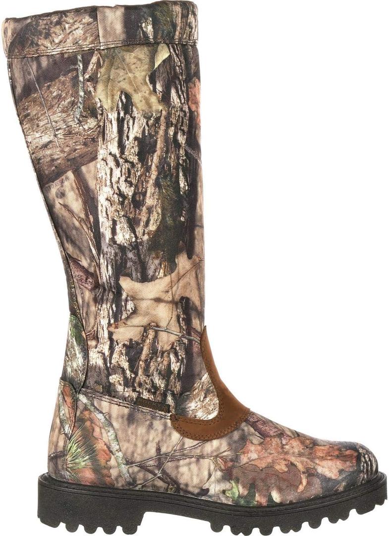 ROCKY Low Country Waterproof Snake Boot, Mossy Oak Break Up Country, Size 11(M)