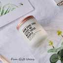 Unique Farewell Gifts for Women Coworkers & Bosses: Funny Employee Going Away Gifts - 'Goodbye, New Job' Good Luck Candle for Work Bestie (How Dare)