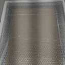 8.5x11 Glass Picture Frame Set of 2, Glitter Photo Frame for Tabletop or Wall Display, Spaekle 8.5 by 11 Silver Wedding Frame