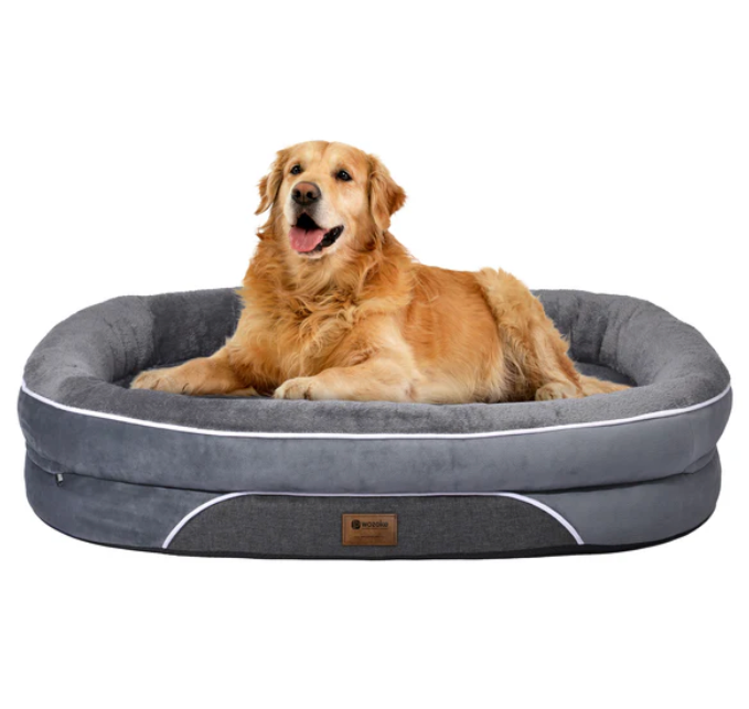 Classic Arno 60856 Comfort Bed Square, Grey