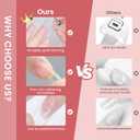 HOSAILY 6g Semi Solid Nail Glue No Need for UV Lamp, Newly Upgraded Quick Drying Super Strong UV-Free Glue for Fake Acrylic Press Ons, Long Lasting Sturdy Gentle on Nails