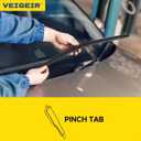 3 Pack Windshield Wiper Blades Compatible with Ford Escape 2008 2009 2010 2011 2012 Original Factory Quality Front Rear Wipers Blade Set for My Car - 20" 20" 12"