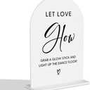 Let Love Glow Sign for Wedding Wedding Signage for Bridal Shower Engagement Birthday Ceremony Reception Party Clear Acrylic Decor