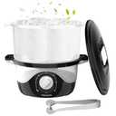 TASALON Hot Towel Steamer for Facials, Hot Towel Warmer Quickly Heats Up in 5 Minutes, Portable Towel Machine Fits 16 Mini Towels, Salon Equipment Towel Warmer for Facials, Spa, Massage, Pink