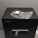 Biometric Safe, 2.0 Cu ft Fingerprint Home Safe Box with Fireproof Waterproof Bag & Key, Security Money Safe for Cash, Jewelry, Valuables, Digital Electronic Keypad, Dual Alarm System