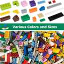 HUIZDQ 1500 Pieces Building Bricks, Classic Bulk Small Blocks, Classic Bricks Set Basic Building Blocks Compatible with All Major Brands