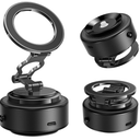 TELESIN Electric Magsafe Car Mount Vacuum Magnetic Car Phone Holder 105N 360° Reinforced Adjustable Swivel Lock, Suction Cup Phone Mount for Your Car/Gym/Mirror/iPhone & Android