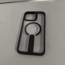 ESR for iPhone 15 Pro Max Case with Kickstand, Military-Grade Shockproof Protection, Magnetic Fully Adjustable Flickstand Phone Case, Compatible with MagSafe Accessories, Boost Series, Clear Black