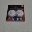 Xtreme 2pk Round LED Tap Puck Lights: Multi-Color Touch Control for Versatile Lighting