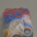 KFPPLXQ 240 Pcs Plastic Binder Rings Rainbow Index Card Ring Small Book Rings for Cards Document Stack School Home Office Use 0.78 Inch 10 Colors