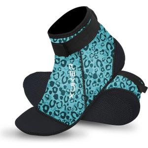 XUKER Water Socks Neoprene Socks, 3mm Glue Blind Stitch Sand Beach Volleyball Wetsuit Socks Water Booties for Diving