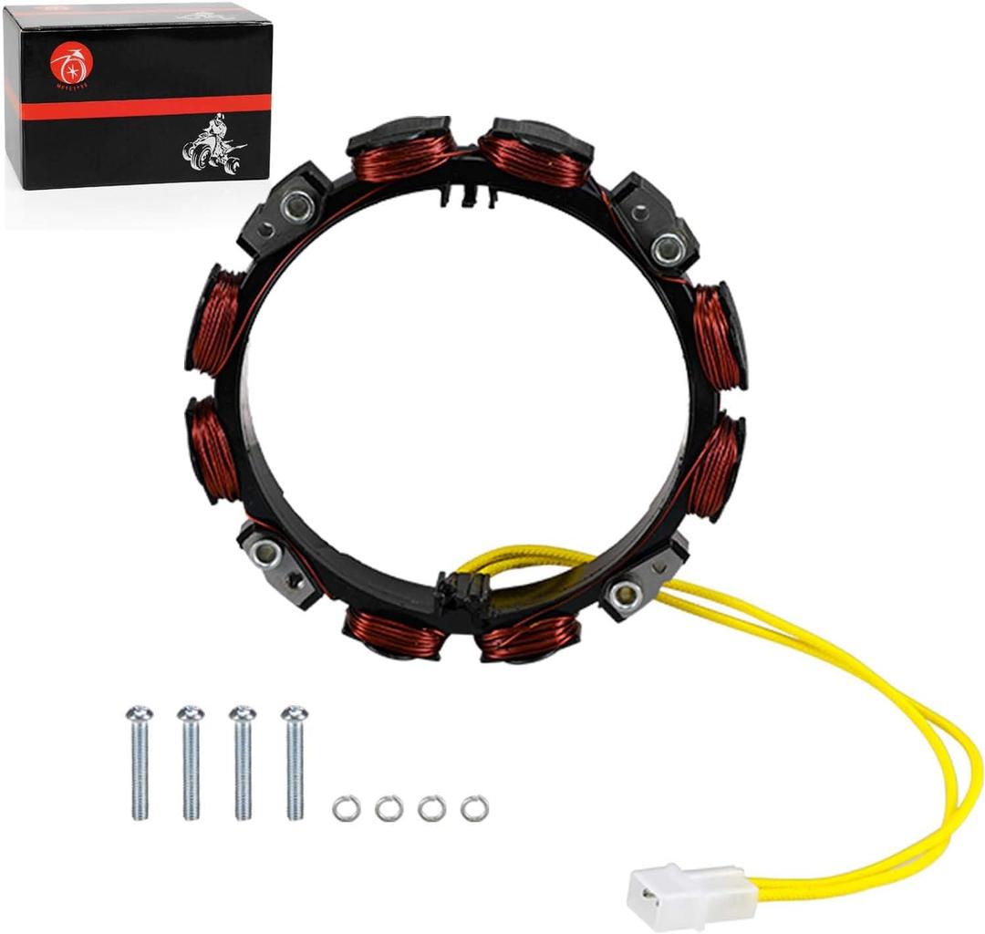 Alternator Stator Coil 2Pin For Briggs & Stratton Engines 10-16 Amp 592830 Replaces for OEM 592830, 696458, 691064, 393295 845907 394890 797375