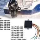 Voltage Regulator 883072T Replacement for Mercury Outboard Voltage Regulator 815279T 854515 883072 12V 20A 6 Wire Automatic Transom Mount