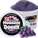 Hygloss Play Modeling Dough for Kids  Safe & Non-Toxic Sensory Dough for Arts and Crafts  3 lb Tub  Play Clay for Toddler Activities, Preschool Classroom Must-Haves  Purple Color, Scented