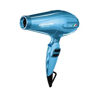 BaBylissPRO Nano Titanium Italian Portofino Hair Dryer - Professional 2000 Watt Blow Dryer (Blue)