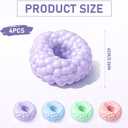 4Pcs Crunchy Squishy Moldable Stress Balls, Satisfying Sand-Filled Feel with Every Squeeze, for Office Desk, Focus Relaxing for Adults
