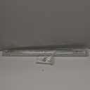 22 Inches Drawer Slides - 1 Pair Soft Close Drawer Slides Heavy Duty Side Mount Ball Bearing Brushed Nickel Drawer Rails with Mounting Brackets, Silver