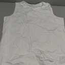 WIHOLL Women's Sleeveless Summer Crewneck Loose Fit Tank Tops White Size L