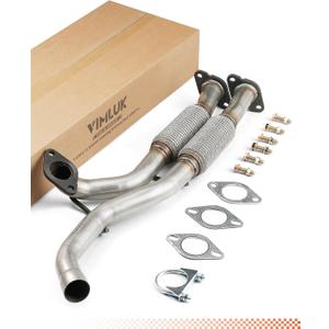 Exhaust Flex Pipe Front Pipe Assembly Direct Fit for 2012-2016 Cadillac SRX 2 Inch OD Replaces OEM 23130397 (VK-73010)