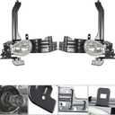 WFLNHB Left and Right Fog Lights Repalcement for Honda Accord Sedan 2008-2010 Fog Light Lamps Clear w/Wiring Kit