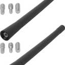 ECSiNG 2pcs 7" Short Motorcycle Antenna with Adapter Screws Compatible with Har-Ley Davidson 1989-2022