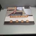 Quick Dry Large Stone Bath Mat for Bathroom, 32" * 20" Water Absorbing Diatomaceous Earth Bath Mat, Non Slip Magic Absorbent Bathroom Floor Shower Mat Diatomite Stone Dying Bathmat, Gray