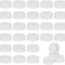 OLYCRAFT 100 White Plastic Bottle Caps 39mm Tamper Seal Lids 1.6x0.6 Inch for Juice Bottles