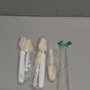 8 Pcs Sponge Nipple Bottle Brushes, Baby Bottle Brush with 3 Pcs Nipple Cleaner, 3 Pcs Replacement Heads and 2 Pcs Straw Brushes, White