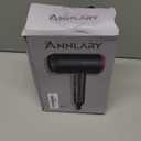 Hair Dryer with Comb | 1800W Blow Dryer with Diffuser for Curly Hair | Plasma Ionic Hairdryer for Frizz Control | Foldable & Protable Design for Travel | 6.5 ft ALCI Cord for Women and Men (Gray)