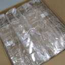 Juexica 4 Pack Clear Pencil Holder Acrylic 6 Compartments Makeup Brush Organizer Pencil Cup Stationery Holder for Desk Accessories Cosmetic Brush Storage Box for Office Dorm Bathroom Kitchen