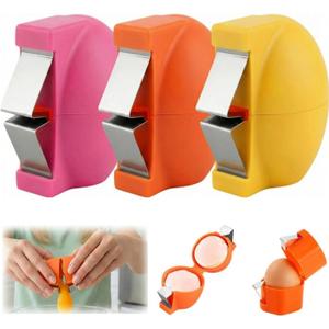 3 Pcs Egg Shell Opener, Egg Separator Egg Cracker Egg Peeler for Raw Eggs, Hard Boiled Egg Peeler Tool for Cutting Eggs,Quickly Cutting Off Eggs Breaker Kitchen Gadgets for Cooking Bakery