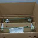 Allied Brass Washing Square Collection 22 Inch Two Tiered Glass Shelf, WS-2/22-PB