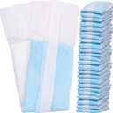 Vakly Extra Long Postpartum Maternity Pads with Tails [24 Pack] Large 3''x20'' Maximum Absorbency Heavy Flow Postpartum Incontinence Pads - Ultra Soft Disposable Nursing Pads for New Moms (24)