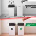 4 Pack Disposable Trash Cans for Parties, 30 Gallon Extra Large Thick Recycled Corrugated Cardboard Trash Bin, Collapsible Garbage Cans with 8 Bags for Wedding, Birthday, Backyard Party Event