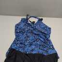 Women Tankini Swimsuits with Shorts - Two Piece Tummy Control Bathing Suits Top with Two Pockets Bottom Swimwear, Medium