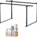 YEEZOO Parallel Bars for Physical Therapy 6FT, Adjustable Height & Width Walking Assist bar for Rehabilitation & Walking Balance Issues(6ft/183cm)