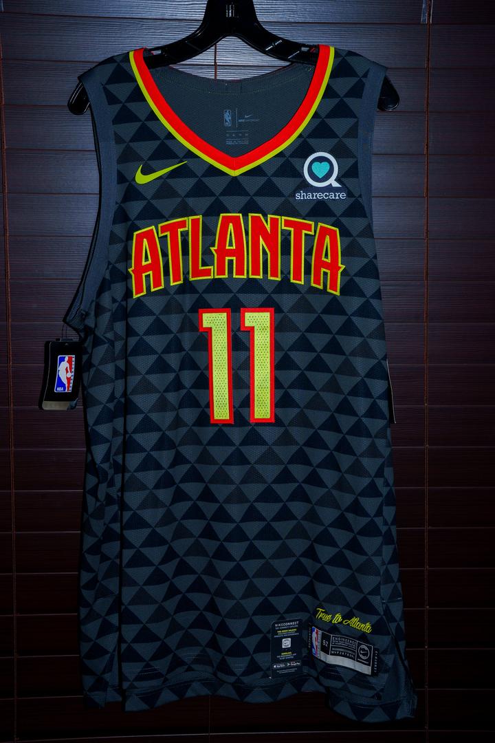 Atlanta Jersey shirt number 15 (Large, Orange)