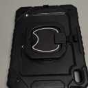 Cantis Case for iPad (A16) 11th/ 10th Generation 11/ 10.9 Inch 2025/ 2022, Shockproof Case for iPad 11 with Screen Protector/ Rotating Stand/ Adjustable Shoulder Strap/ Pen Holder, Black